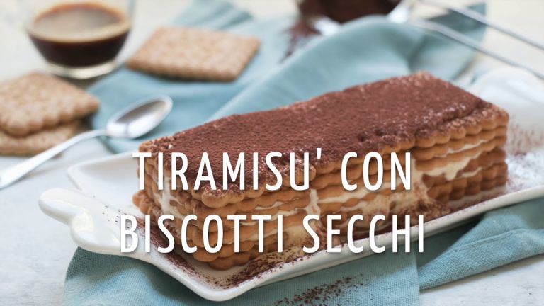 Il segreto del Tiramisù: una delizia irresistibile con biscotti secchi sbriciolati!