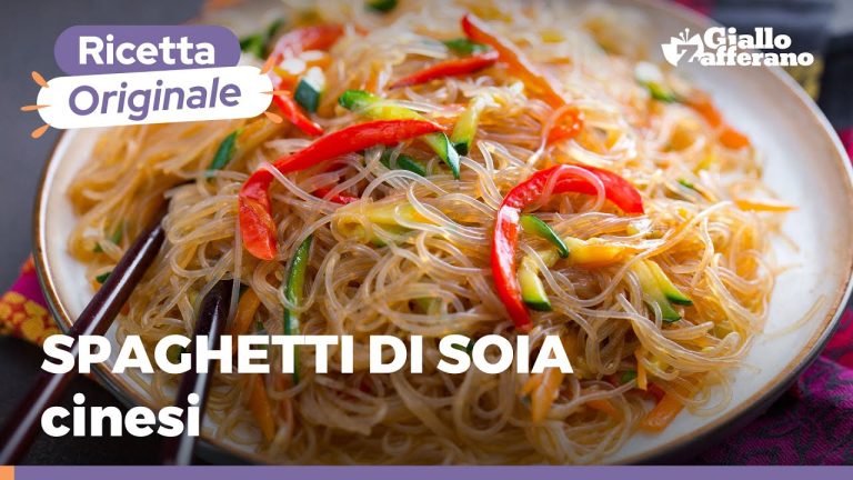 Sano e gustoso: spaghetti di soia con verdure e uovo per una dieta equilibrata!
