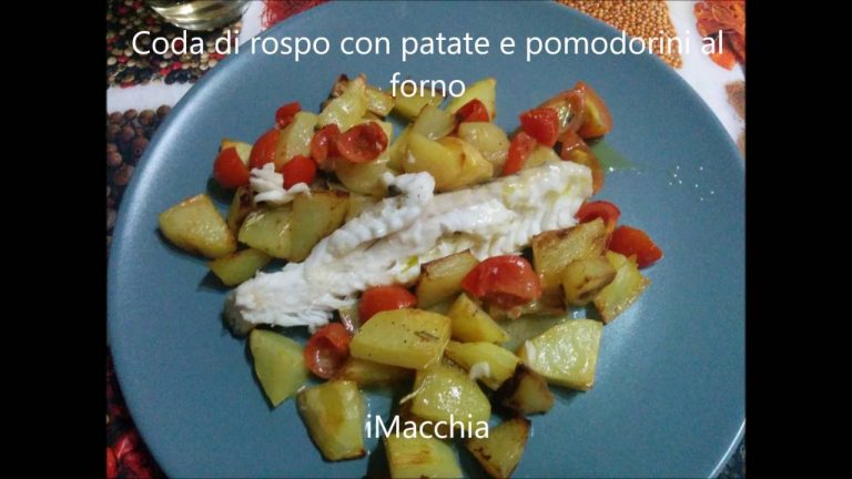 Coda di Rospo al Forno: il Perfetto Connubio di Patate, Pomodorini e Olive!
