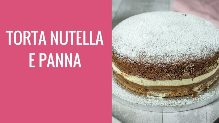 Delizia golosa: torta Pingui con Nutella e panna, un&#8217;esplosione di dolcezza!